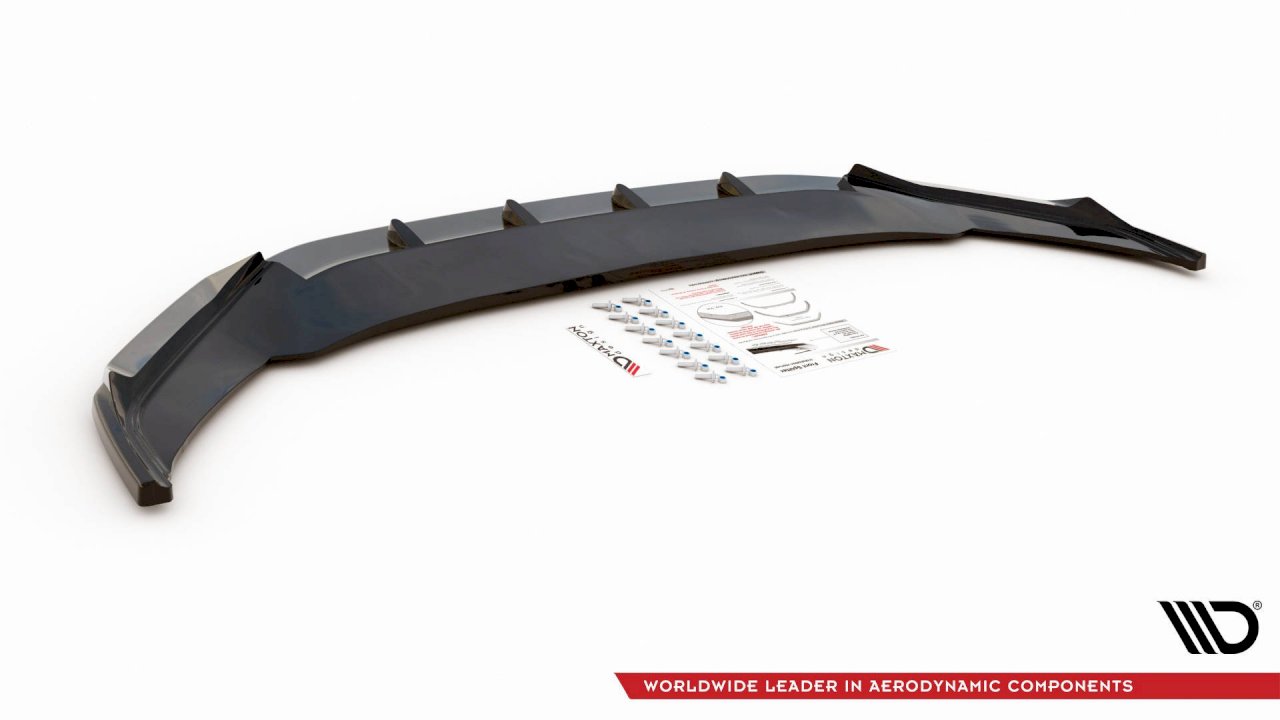 Maxton Design - Front Splitter V.1 Volkswagen Arteon R-Line Sedan / Shooting Brake Mk1 Facelift