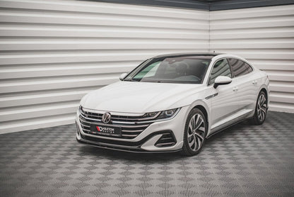Maxton Design - Street PRO Front Splitter Volkswagen Arteon Sedan / Shooting Brake R-Line Mk1 Facelift