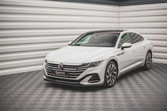 Maxton Design - Street PRO Front Splitter Volkswagen Arteon Sedan / Shooting Brake R-Line Mk1 Facelift