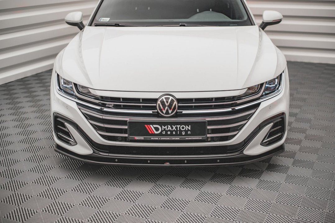 Maxton Design - Front Splitter V.2 Volkswagen Arteon R-Line Sedan / Shooting Brake Mk1 Facelift