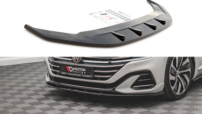 Maxton Design - Front Splitter V.2 Volkswagen Arteon R-Line Sedan / Shooting Brake Mk1 Facelift