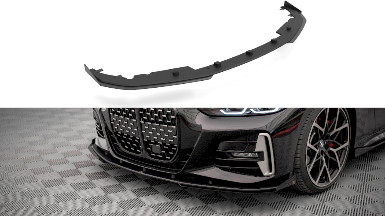 Maxton Design - STREET PRO FRONT SPLITTER (+FLAPS) BMW 4 M-PACK G22 (2020-)