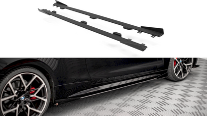 Maxton Design - STREET PRO SIDE SKIRTS DIFFUSERS (+FLAPS) BM 4 M-PACK G22 (2020-)