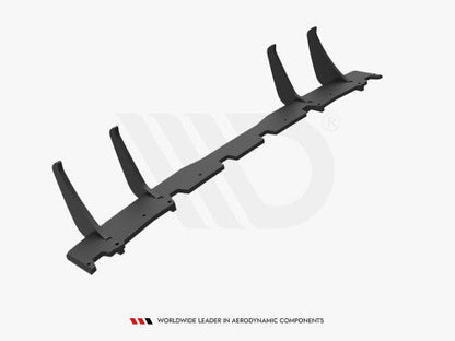 Maxton Design Street Pro Rear Diffuser for BMW Z4 G29 M Sport (M-Pack) 2018+, 10mm Matte Black ABS - Rear Bumper Valance, Lower Spoiler, Rear Splitter, Rear Lip, Rear Apron Trim Insert, Red Core option, OEM Style