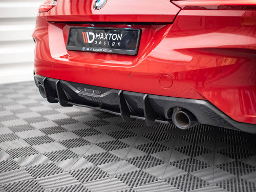 Maxton Design Street Pro Rear Diffuser for BMW Z4 G29 M Sport (M-Pack) 2018+, 10mm Matte Black ABS - Rear Bumper Valance, Lower Spoiler, Rear Splitter, Rear Lip, Rear Apron Trim Insert, Red Core option, OEM Style