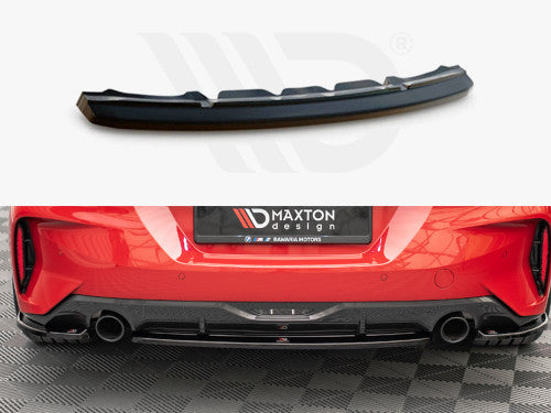 Maxton Design Gloss Black Rear Centre Splitter / Diffuser Insert for BMW Z4 G29 M Sport M-Pack 2018-On