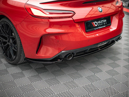 Maxton Design Gloss Black Rear Side Splitters, Rear Spats & Corner Splitters (Rear Bumper Skirts/Winglets/Valance Extensions) for BMW Z4 G29 M Sport/M-Pack 2018+