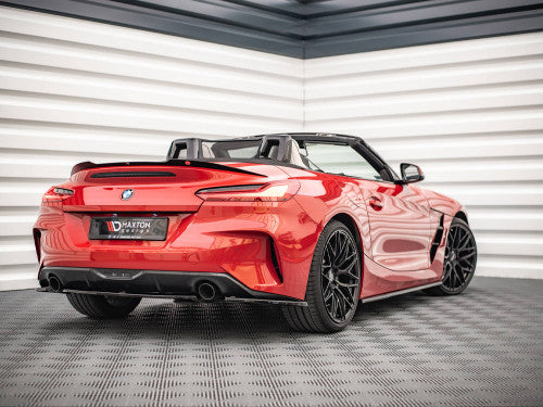 Maxton Design Gloss Piano Black Rear Bootlid/Trunk/Decklid Spoiler Lip Cap for BMW Z4 G29 Roadster 2018–2025 (M Sport/M Pack) – OEM Style 3M Tape-On Ducktail ABS