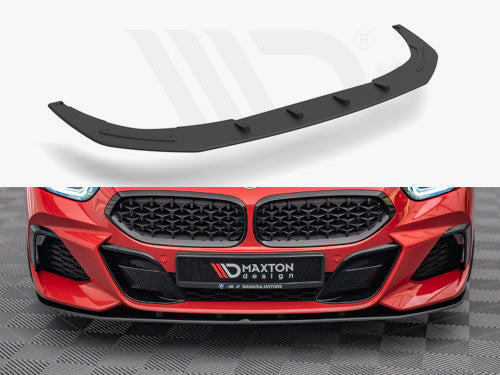 Maxton Design Street Pro Front Splitter  BMW Z4 G29 (2018+) M Sport/M Pack Only  Black Front Lip Spoiler