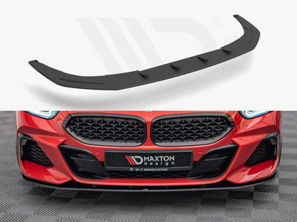 Maxton Design Street Pro Front Splitter  BMW Z4 G29 (2018+) M Sport/M Pack Only  Black Front Lip Spoiler