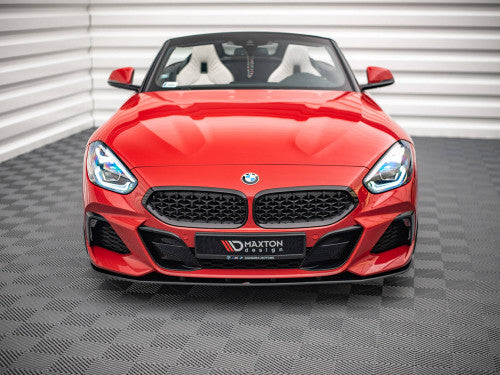 Maxton Design Street Pro Front Splitter  BMW Z4 G29 (2018+) M Sport/M Pack Only  Black Front Lip Spoiler