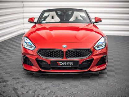 Maxton Design Street Pro Front Splitter  BMW Z4 G29 (2018+) M Sport/M Pack Only  Black Front Lip Spoiler