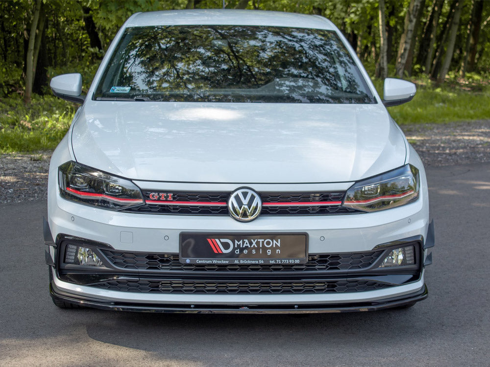 Maxton Design - Front Splitter V.1 Volkswagen Polo GTI / R-Line Mk6 (2017-2021)