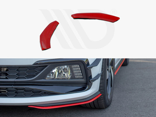 Maxton Design - Front Splitter V.5 VW Polo Mk6 GTI