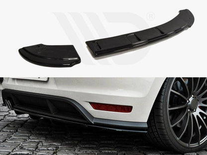 Maxton Design - Rear Splitter (Vertical Bars) Volkswagen Polo GTI Mk5 Facelift (2014-2017)