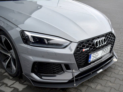 Maxton Design - RACING FRONT SPLITTER V.2 AUDI RS5 F5 COUPE / SPORTBACK