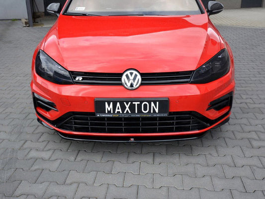 Maxton Design - FRONT SPLITTER V.5 VW GOLF 7 R / R-LINE FACELIFT