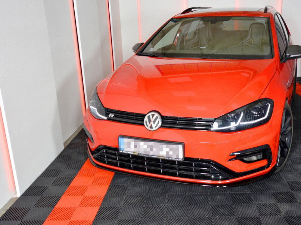 Maxton Design - FRONT SPLITTER V.7 VW GOLF 7 R / R-LINE FACELIFT
