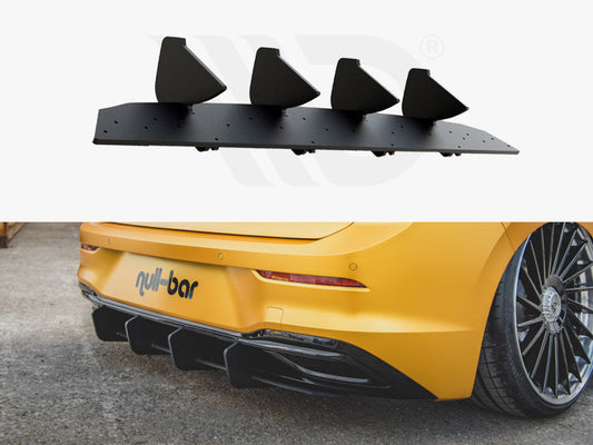 Maxton Design - Street PRO Rear Diffuser V.2 VW Golf Mk8