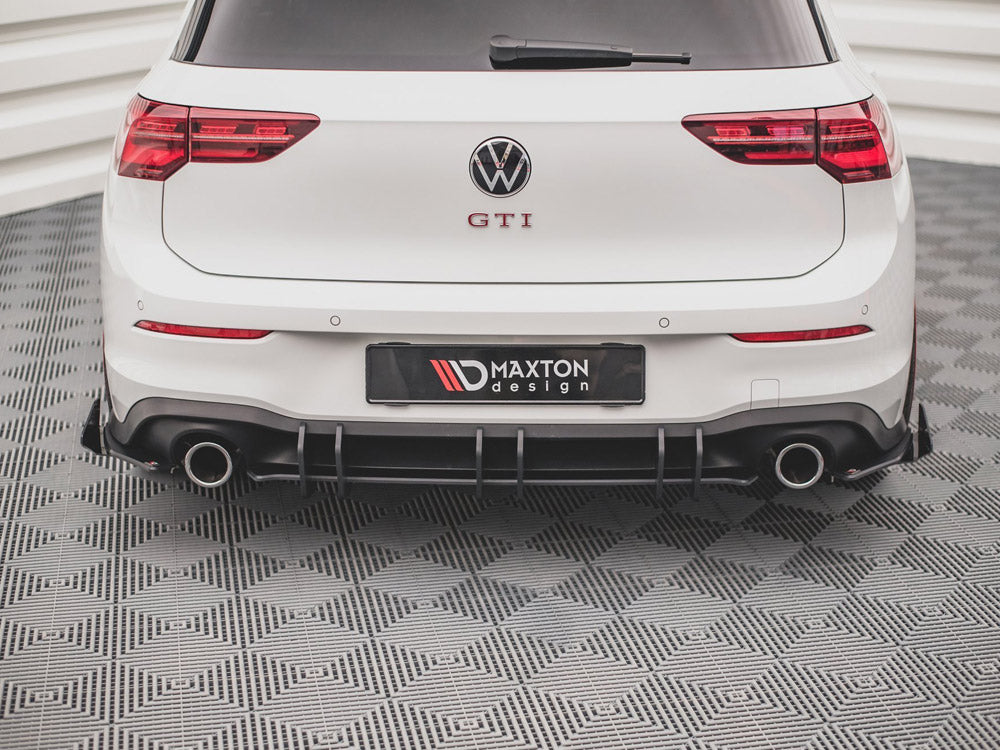 Maxton Design - Street PRO Rear Diffuser V.2 VW Golf 8 GTI