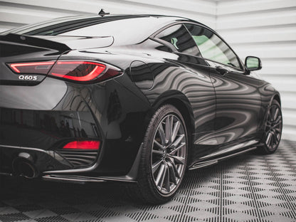 Maxton Design - SIDE SKIRTS DIFFUSERS INFINITI Q60 S MK2 (2017-)