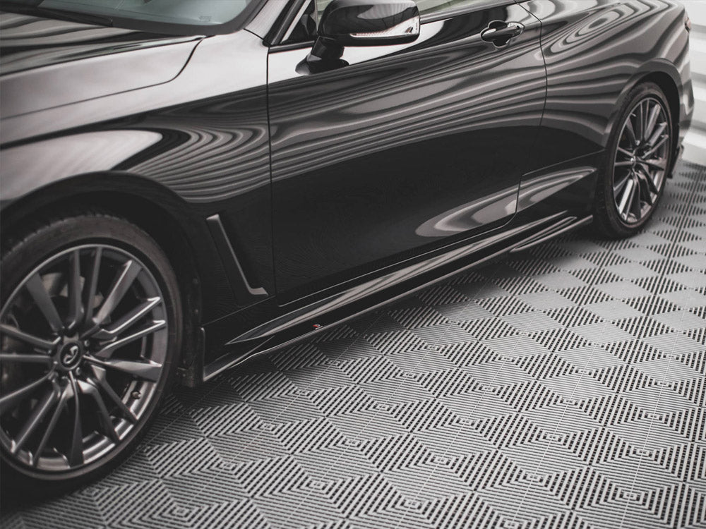 Maxton Design - SIDE SKIRTS DIFFUSERS INFINITI Q60 S MK2 (2017-)