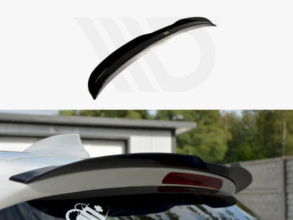 Maxton Design Gloss Black Rear Roof Lip/Tailgate Spoiler Cap Rear Wing Extension for BMW 1 Series F20 F21 (2011-2019) 3dr/5dr LCI | M Sport & M Performance M135i M140i | Stick-On Piano Black ABS OEM Style