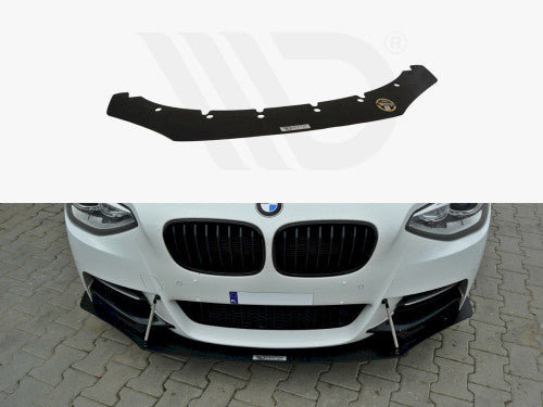 Maxton Design Front Racing Splitter / Front Lip Spoiler for BMW 1 Series F20 F21 M-Power (Preface/Pre-LCI) 2011-2015