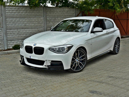 Maxton Design Front Racing Splitter / Front Lip Spoiler for BMW 1 Series F20 F21 M-Power (Preface/Pre-LCI) 2011-2015