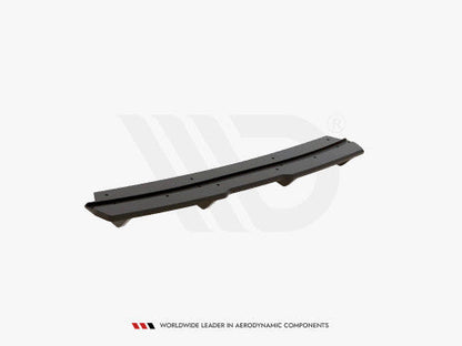 Maxton Design Racing Durability Rear Diffuser/Splitter Valance for BMW 1 Series F20 M135i (2011-2015) - 10mm ABS Matte Black or Red Core - Rear Bumper Lip Undertray/Lower Apron Fins