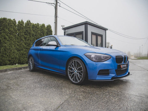 Maxton Design RD Line 10mm Side Skirts/Side Splitters for BMW 1 Series F21 3-Door M135i M140i M Sport (2011-2019) - ABS Rocker Extensions/Sill Blades, M Performance Style Body Kit - Matte Black or Red Core