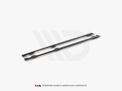 Maxton Design RD Line 10mm Side Skirts/Side Splitters for BMW 1 Series F21 3-Door M135i M140i M Sport (2011-2019) - ABS Rocker Extensions/Sill Blades, M Performance Style Body Kit - Matte Black or Red Core