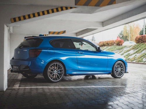 Maxton Design Racing Durability 10mm ABS Side Skirt Diffusers with Gloss Flaps - Black - BMW 1 Series F21 M135i M140i M-Pack 3-Door 2011-2019