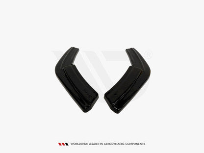 Maxton Design Gloss Black Rear Side Splitters for BMW 1 Series M135i F20 F21 (2011-2015 Pre-Facelift) - Rear Spats / Corner Splitters