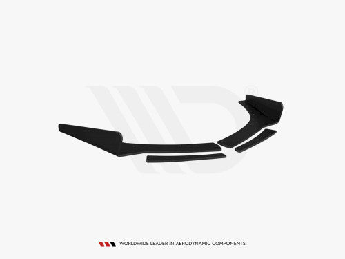Maxton Design Pair Rear Spats Corner Skirts Side Splitters for BMW 1 Series Hatchback F20/F21 LCI Facelift 2015-2019 M Sport M140i M135i - Rear Bumper Extensions Diffuser Corner Lips Valance Fins