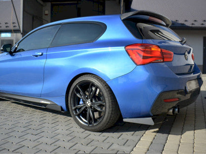 Maxton Design Racing Side Skirts Diffusers/Extensions for BMW 1 Series F21 3-Door M135i/M140i M Sport (M-Pack) 2011-2019