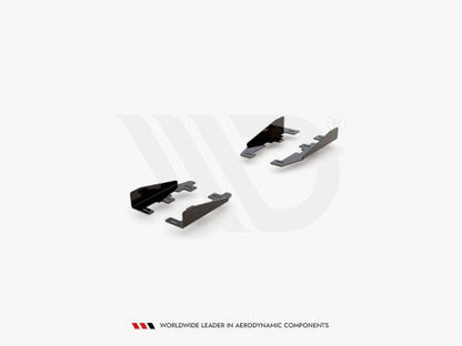 Maxton Design Gloss Black Side Skirt Extensions / Side Blades for BMW 1 Series F20 5-Door 2011-2019 M Sport/M Pack M135i M140i - Rocker Panel Sill Splitters, M Performance Style