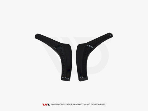 Maxton Design V2 Gloss Black Rear Corner Splitters for BMW 1 Series Hatchback F20 F21 LCI 2015-2019 M Sport – Rear Spats,