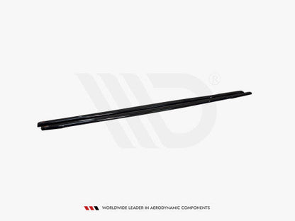Maxton Design Gloss Black V2 Side Skirts / Side Skirt Diffusers / Splitters for BMW 1 Series F20 M135i M140i M Sport M-Pack 5-Door (20112019)