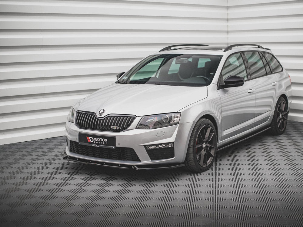 Maxton Design - FRONT SPLITTER V.3 SKODA OCTAVIA RS MK3 (2013-2016)