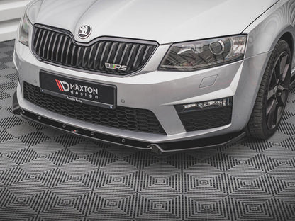 Maxton Design - FRONT SPLITTER V.3 SKODA OCTAVIA RS MK3 (2013-2016)