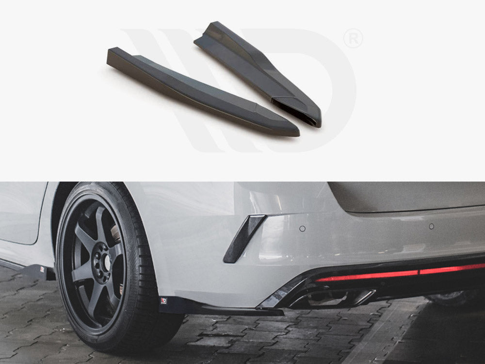 Maxton Design - Rear Side Splitters V.2 Skoda Octavia RS Estate / Liftback Mk4 / Mk4 Facelift