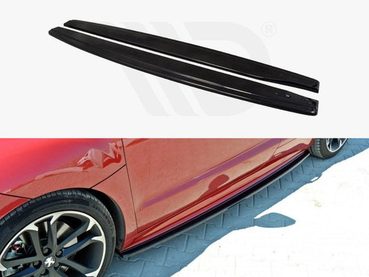 Maxton Design - SIDE SKIRTS DIFFUSERS PEUGEOT RCZ (2010-15)