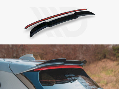 Maxton Design Gloss/Piano Black Rear Spoiler Lip, Roof Spoiler Add-On & Boot Tailgate Wing Cap for BMW 1 Series F40 M135i (2019+, incl xDrive) | Rear Wing Extension | ABS OEM Style | 3M Tape | M135i Only