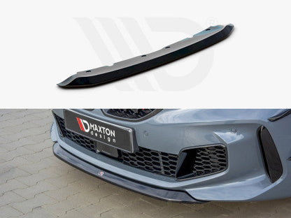 Maxton Design V.2 Gloss Black Front Splitter Lip Spoiler for BMW 1 Series F40 M135i & M Sport (2019-On)