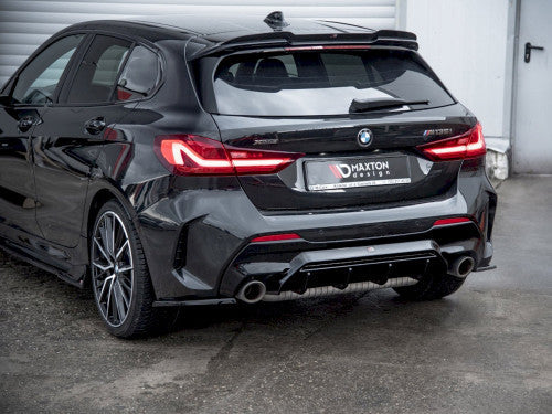 Maxton Design V2 Gloss Black Rear Side Splitters for BMW 1 Series F40 M135i & M Sport (2019+) – Rear Spats, Rear Corner/Valance Extensions, Rear Bumper Add-Ons/Corner Spoilers – ABS Pair – BM-1-F40-MPACK-RS1