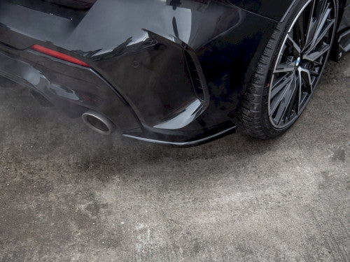 Maxton Design V2 Gloss Black Rear Side Splitters for BMW 1 Series F40 M135i & M Sport (2019+) – Rear Spats, Rear Corner/Valance Extensions, Rear Bumper Add-Ons/Corner Spoilers – ABS Pair – BM-1-F40-MPACK-RS1