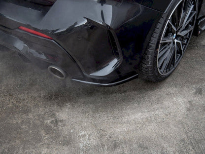 Maxton Design V2 Gloss Black Rear Side Splitters for BMW 1 Series F40 M135i & M Sport (2019+) – Rear Spats, Rear Corner/Valance Extensions, Rear Bumper Add-Ons/Corner Spoilers – ABS Pair – BM-1-F40-MPACK-RS1