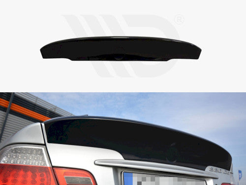 Maxton Design Rear Lip Spoiler / Boot/Trunk Lid Extension for BMW 3 Series E46 Coupe Pre-Facelift (1999-2003) - M3 CSL Style - Paintable ABS (Requires Painting)