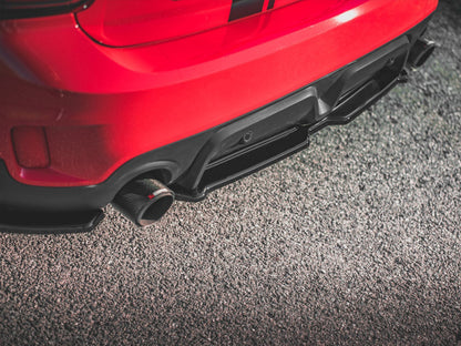 Maxton Design - CENTRAL REAR SPLITTER MINI COUNTRYMAN MK2 F60 JCW (2018-2020)
